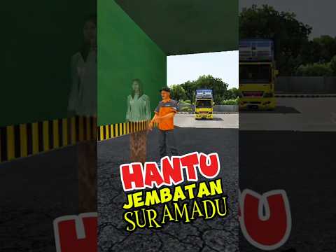 Kalian berani ke sini? Penampakan Hantu bawah Jembatan Suramadu #bussid #bussimulatorindonesia