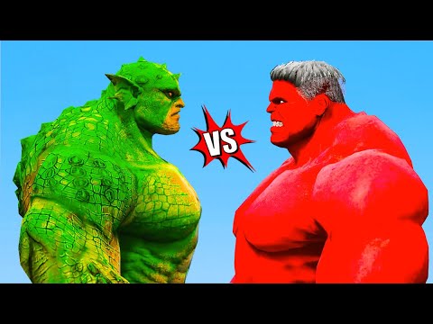 RED HULK VS ABOMINATION - BATAILLE ÉPIQUE