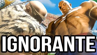 Sagat está MONSTRO!
