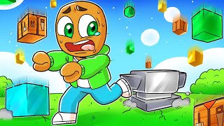 Minecraft pero CAEN BLOQUES Aleatorios del CIELO!