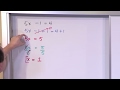 Solving Linear Equations Steps