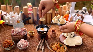 Mini Food - Mini Samosa Recipe | ASMR | Miniature Cooking | The Tiny Foods-Hindi