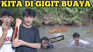 PANIK! BERENANG DI SUNGAI ADA BUAYA