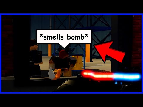 K-9 DOG SNIFFS OUT BOMB IN PACKAGES! *BOMB SQUAD DEPLOYED!* CRP: Maple County Roblox Roleplay