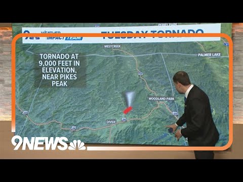 YouTube video thumbnail: Tornado Spotted at Over 9,000 Feet in Colorado