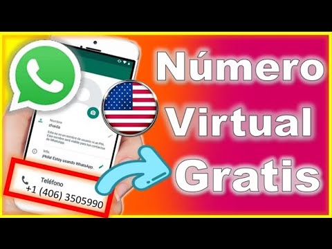 ¡Fácil de CREAR un NÚMERO VIRTUAL para WHATSAPP 2025! [Número Virtual]