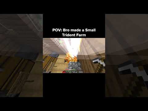 Minecraft Trident Moment