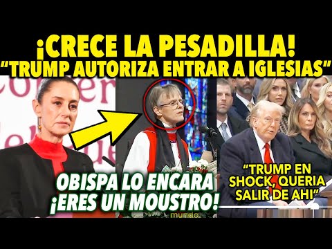 CRECE LA PESADILLA! TRUMP ORDENA ENTRAR ¡OBISPA LO ENCARA! VAN A IGLESIAS, ESCUELAS Y HOSPITALES...