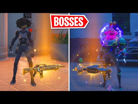I Eliminated All BOSSES And Got Every Mythic In One Game (Fortnite)