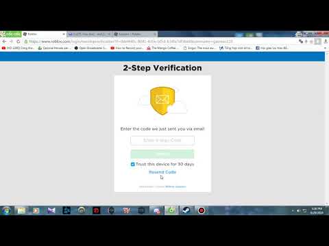 disable 2 step verification roblox without login