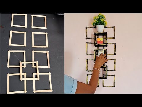 Amazing Home Decoration Craft ideas | Waste Ice cream sticks using home Organizer | DIY Room decor