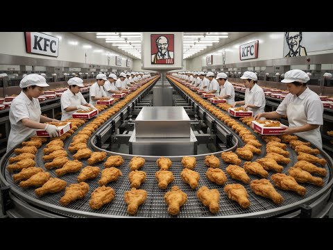 How KFC Fried Chicken Is Made | Inside the Crispy Secret Factory Process