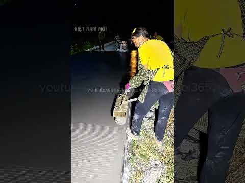 Kỹ thuật tạo rãnh chống trơn trượt cho đường bê tông