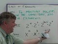 Simplifying Exponential Expressions