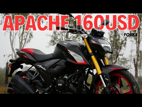 TVS Apache rtr 160 4v usd forks edition | Price | Features | Variants | Service cost