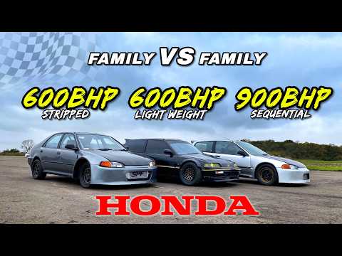 THE FASTEST HONDA.. CIVIC EG v CIVIC EF v CIVIC EG 4 DOOR