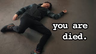when the death scene takes too long
