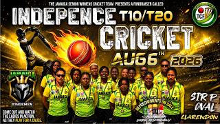 🔴 LIVE | Jamaica Women Cricket Team Independence T10/T20 Fundraiser | West Indies