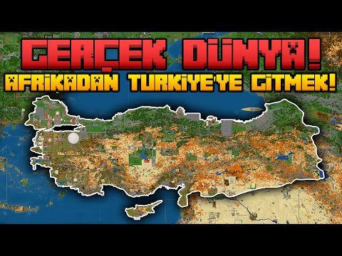 Minecraftta Gerçek Dünya Haritası / Bir Yolculuk Hikayesi: Türkiye vs İsrail Savaşına Yakalanmak