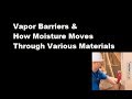 Moisture Management in Building Materials