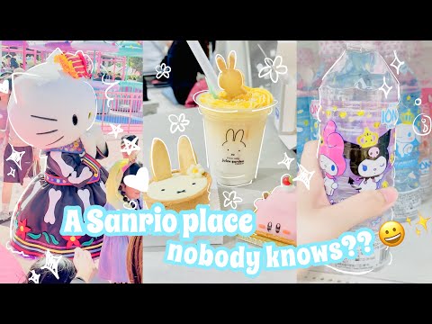 Cozy Sanrio Shopping, Cute food and drinks ( Japan Osaka Vlog Part 4 💗🎀 )