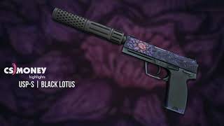 USP-S Black Lotus Gameplay