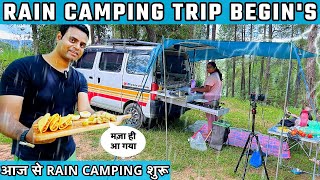 ⛈️ Rain Camping के लिए निकल गए पहाड़ों में | Rain Camping Start