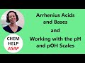 Acids, Bases, and pH Concepts