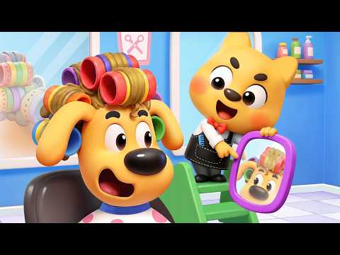 Hairdresser | Kids Pretend Play | Learn About Good Habits | Cartoon | Sheriff Labrador
