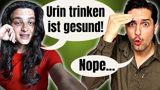 Urin trinken?! Biologe zerstört sexistische Schwurblerin