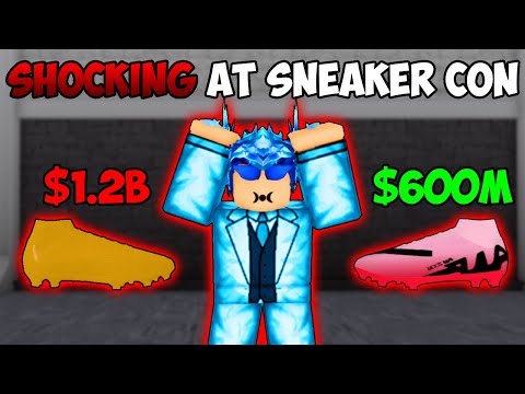 Finding SHOCKING Things At Sneaker Con in Sneaker Resell Simulator (Roblox)