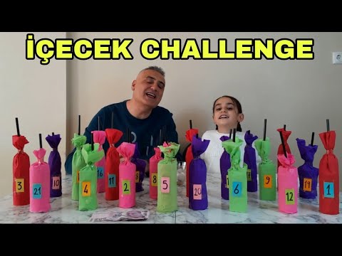 İÇECEK CHALLENGE YAPTIK #keşfet #içecek   #challenge