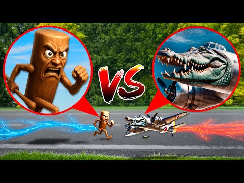 TUNG TUNG TUNG SAHUR FIGHTS BOMBARDINO CROCODILO IN REAL LIFE!!