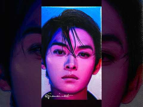 Lee Know in Colors #art #oilpainting #leeknow #straykids