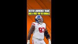 There's a first time for everything with the #CincinnatiBengals acquiring Dexter Lawrence! #WhoDey