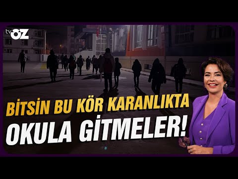 BİTSİN BU KÖR KARANLIKTA OKULA GİTMELER !!