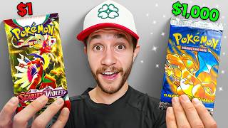 $1 vs $1,000 Pokémon Pack