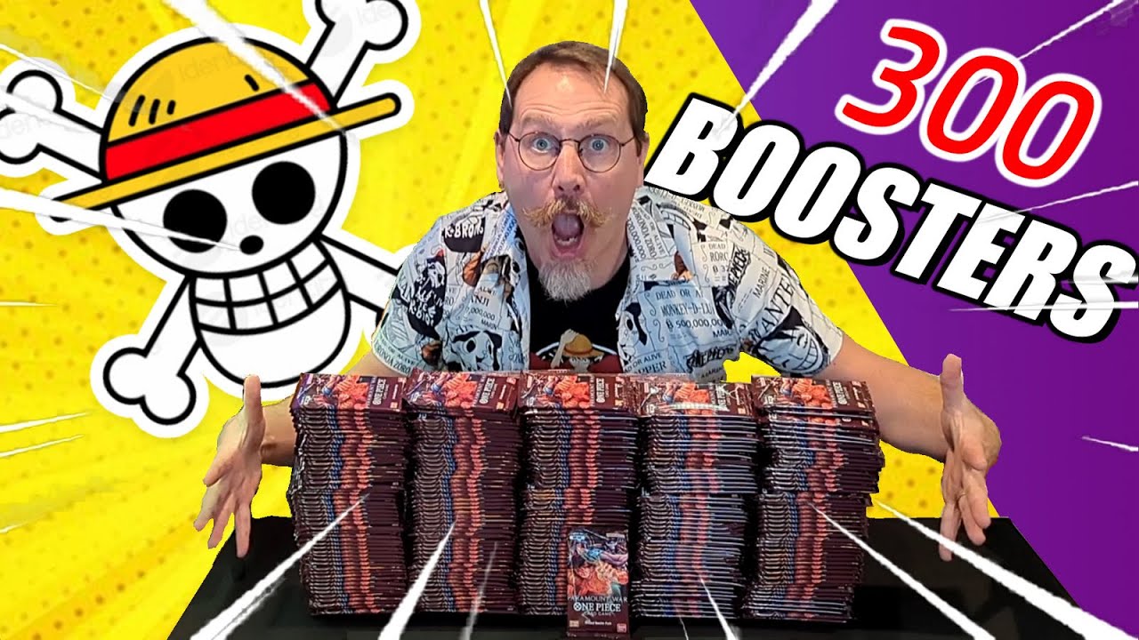 BILAN UNBOXING 300 BOOSTERS ONE PIECE CARD GAME : EST-CE RENTABLE ?