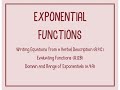 Exploring Exponential Functions and Their Key Features