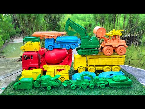 Mobil Mobilan Oleng Mencari Mobil Balap, Tank Baja, Bus Telolet, Excavator, Motor Balap Part 10