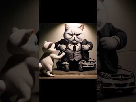 Thiên tài hội hoạ #ai #cat #catlover #cats #catvideos