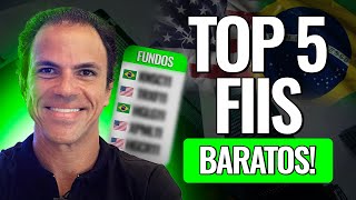 5 FIIs e REITs BARATOS para Comprar Agora! (Oportunidade de Dividendos)