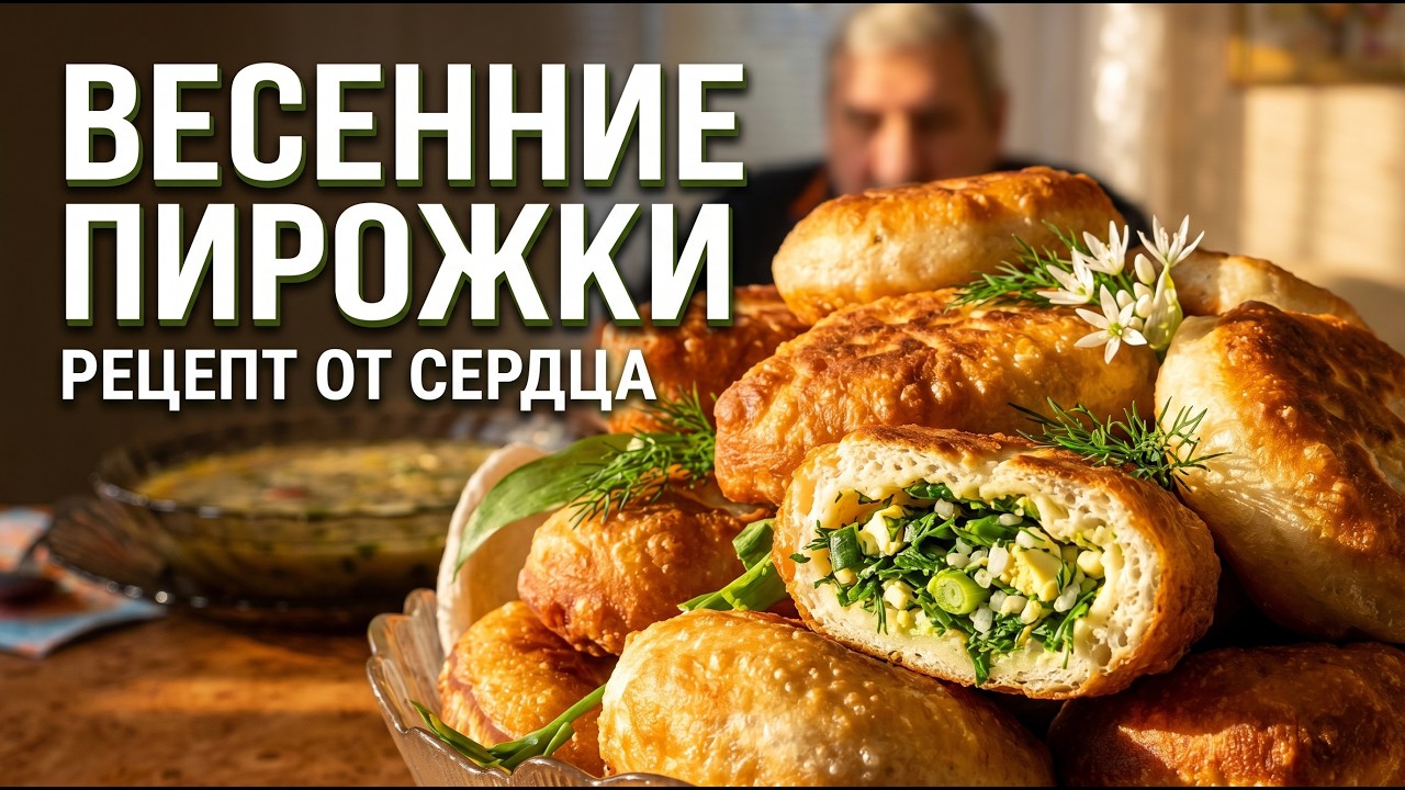 Как приготовить пирожки Весенние - жареные. Домашняя выпечка, легко и просто.