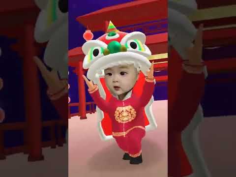 múa lân đón tết #shorts #funny