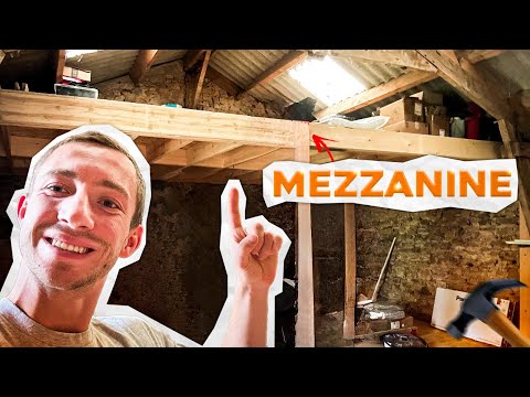 Construire une MEZZANINE étape par étape ? | LeRefuge#12