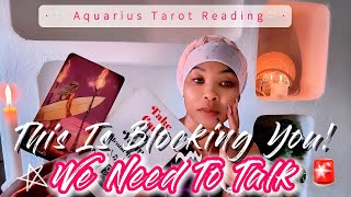 Aquarius Tarot ♒️ It’s Time! ☕️ We Need To Talk 💰 Aquarius Tarot Reading