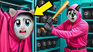 ИГРА В КАЛЬМАРА с КОТАМИ в Реальной Жизни! Squid game challenge