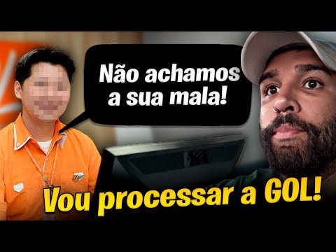 Vou PROCESSAR a companhia aérea GOL! 🚨 Minha mala simplesmente sumiu!