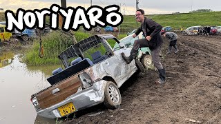 Japan's craziest kei car demolition race (we crashed)