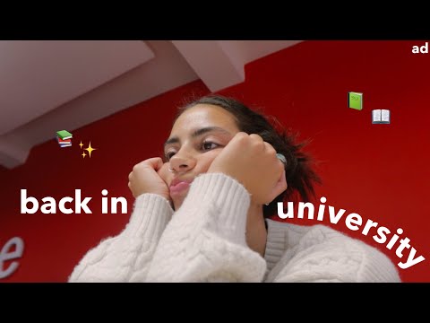 back in university and a room tour 📚